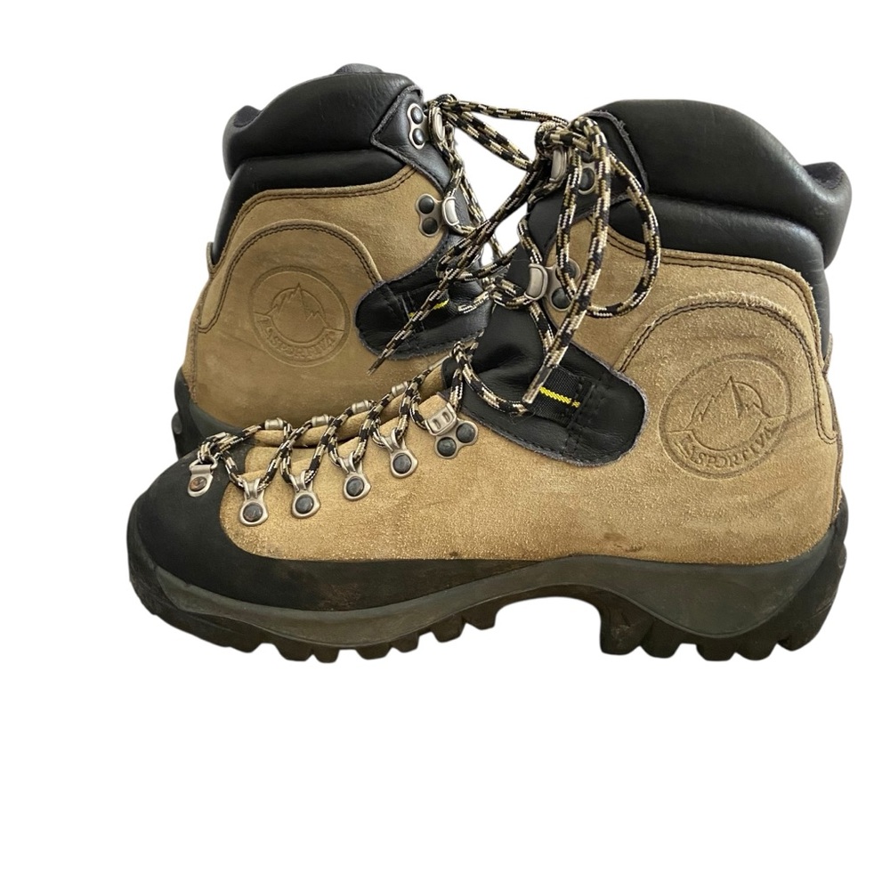 La Sportiva 257A Mountaineering Hiking Boots Men’s US 9.5 Vibram Sole Gorpcore - Picture 5 of 12